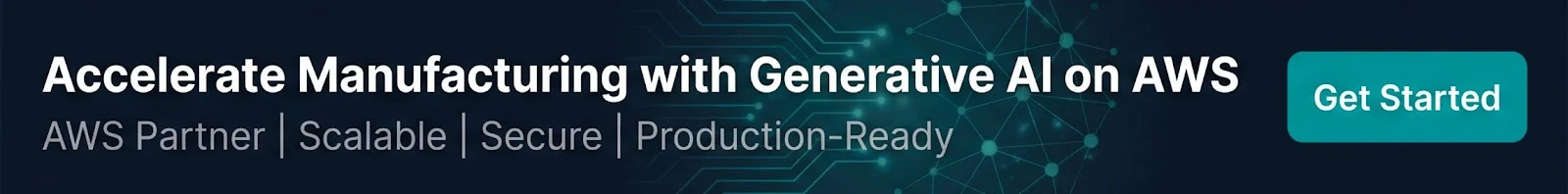 AWS Manufacturing Generative AI Banner